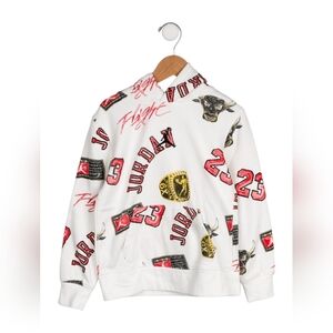 Sz L Kids Jordan MK Essentials Pullover Hoodie Kangaroo Pocket 23 Chicago Bulls
